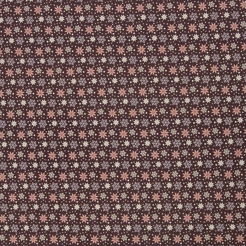 
                  
                    Load image into Gallery viewer, Christmas Cotton Snowflakes Brown
                  
                
