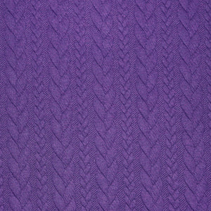 
                  
                    Load image into Gallery viewer, Cable Knit Jersey Purple 38x150cm
                  
                