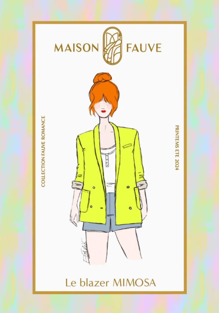 
                  
                    Load image into Gallery viewer, Pattern Blazer MIMOSA
                  
                