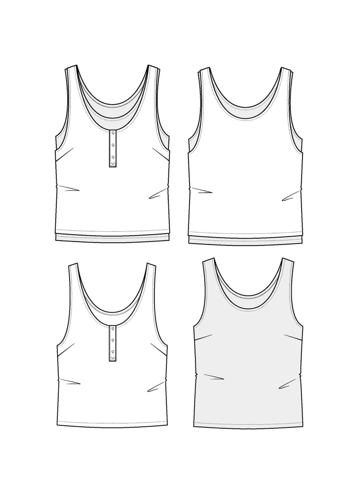 
                  
                    Load image into Gallery viewer, Pattern Tank Top Duo SPRITZ
                  
                