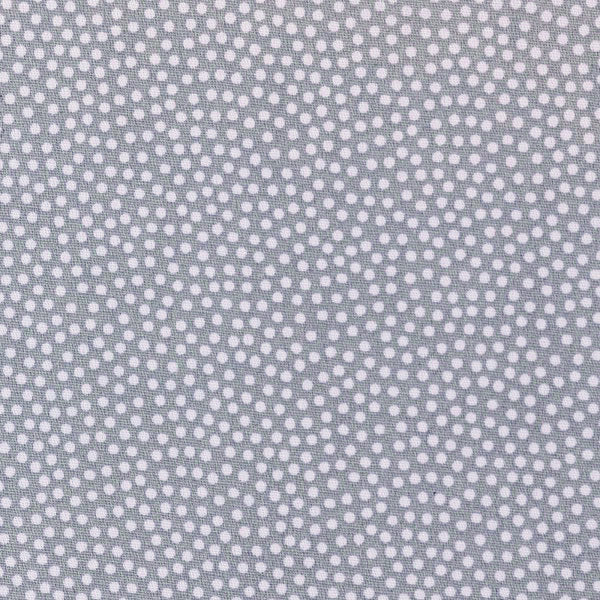 Cotton Poplin Tiny Dots Grey