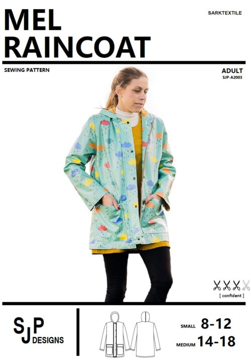 Pattern Ladies Raincoat