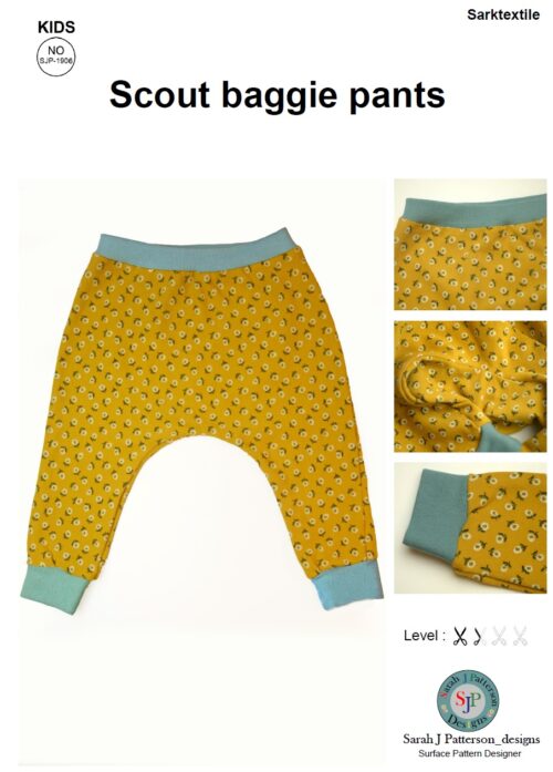Pattern Baggie Pants