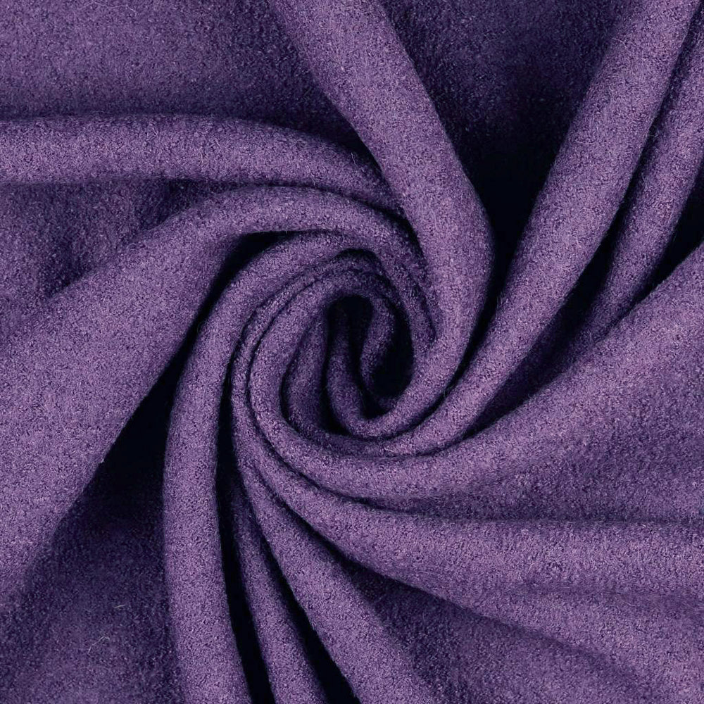 Wool Boucle Dark Violet