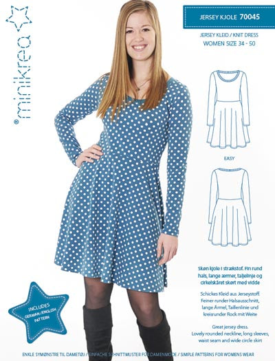 Pattern Skater Dress