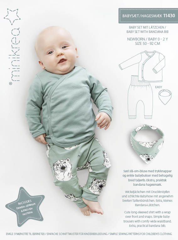 Simple baby hot sale clothes patterns