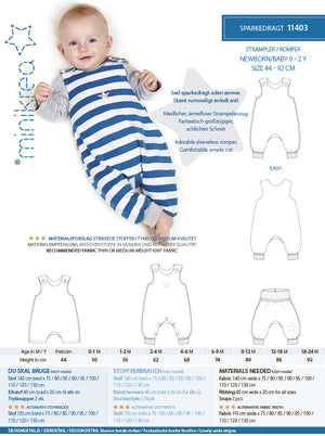 
                  
                    Load image into Gallery viewer, Pattern Baby Romper
                  
                