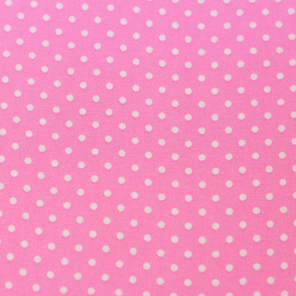 Cotton Poplin Dots Pink