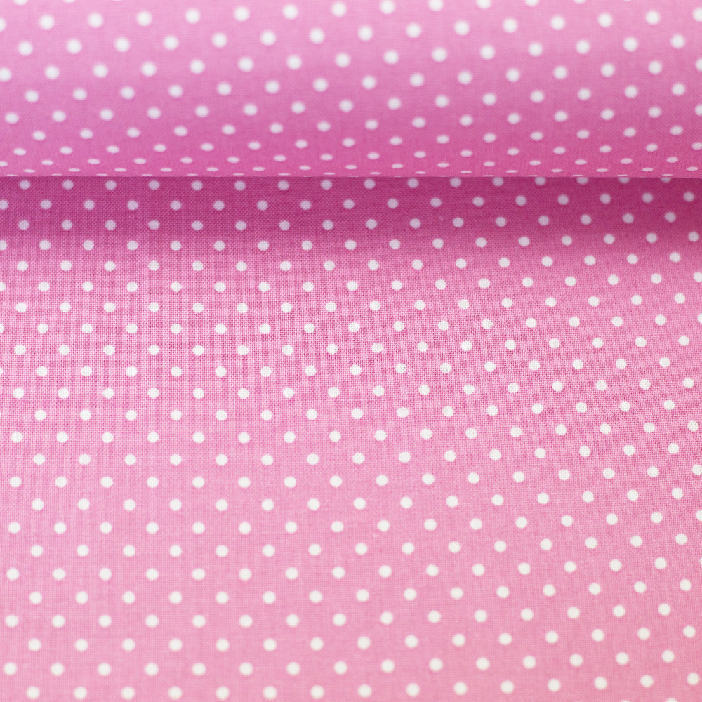 
                  
                    Load image into Gallery viewer, Cotton Poplin Dots Dusky Pink
                  
                