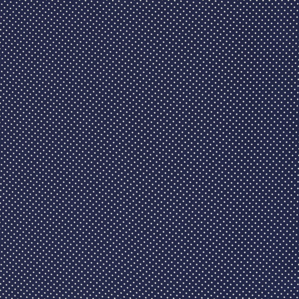 
                  
                    Load image into Gallery viewer, Cotton Poplin Dots Navy Blue
                  
                