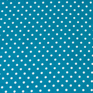 
                  
                    Load image into Gallery viewer, Cotton Poplin Dots Petrol Blue
                  
                