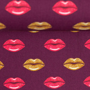
                  
                    Load image into Gallery viewer, Cotton Poplin Lips
                  
                
