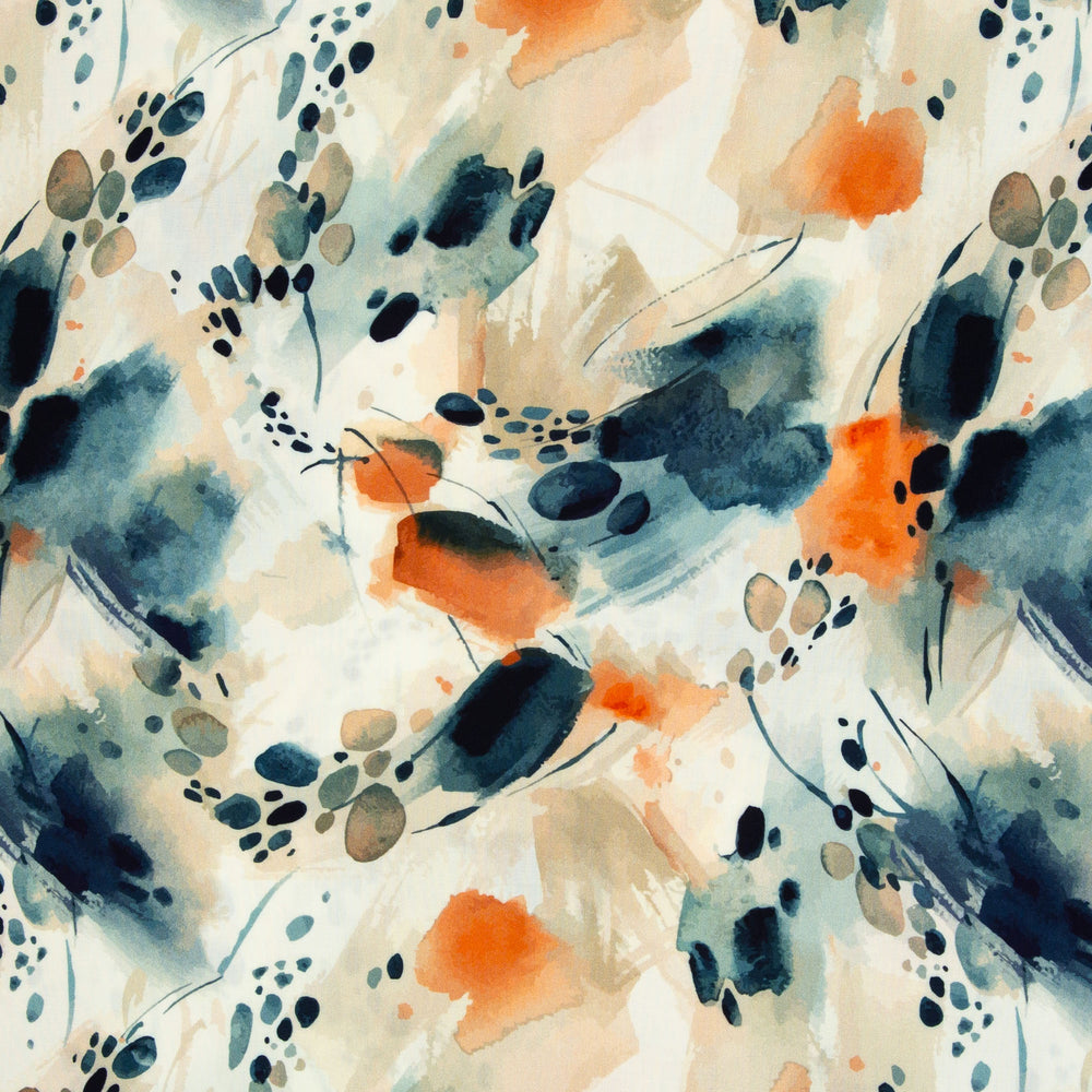 Woven Viscose Donna Abstract