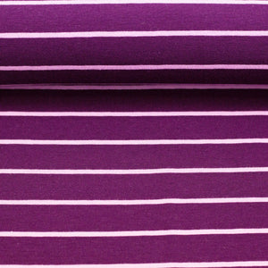 
                  
                    Load image into Gallery viewer, Striped Jersey Isa Plum
                  
                