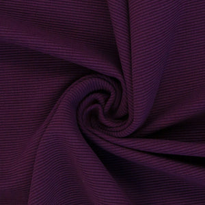 
                  
                    Load image into Gallery viewer, Ribbed Jersey Plum
                  
                