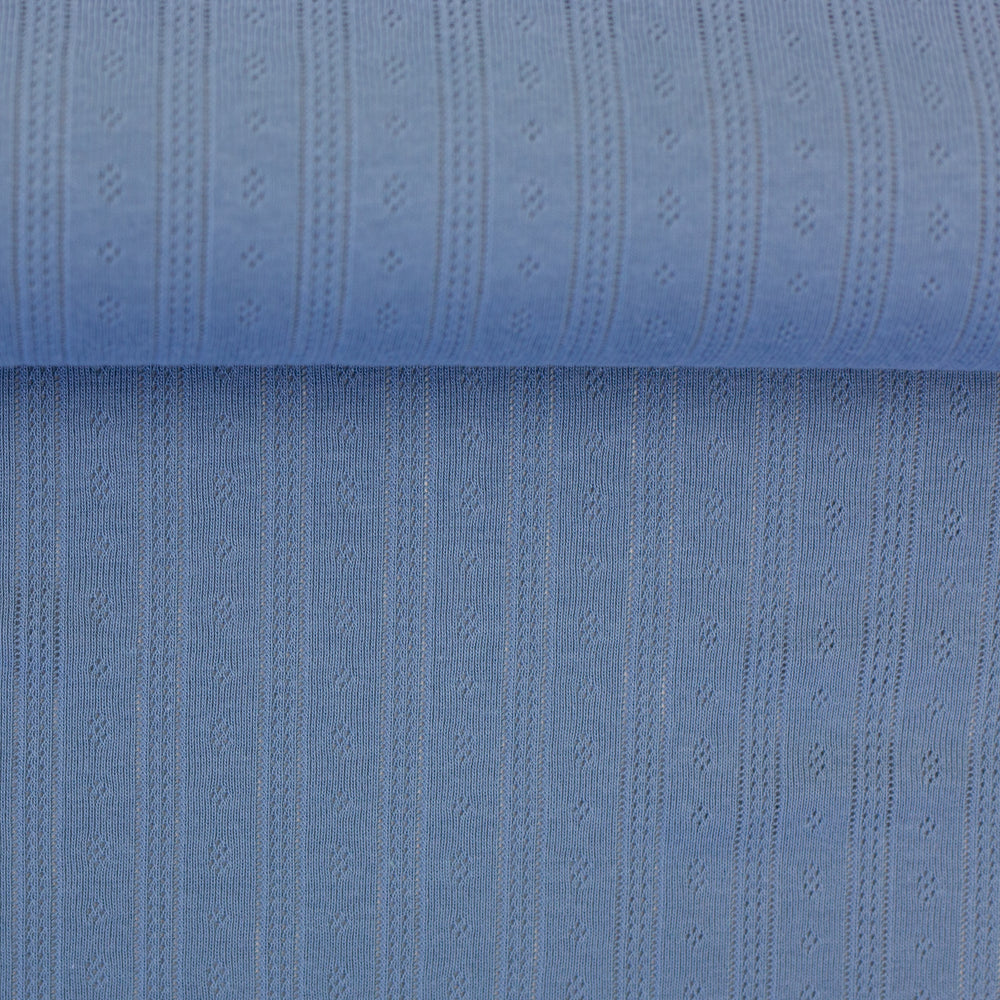 Cotton Jersey Tiana Denim Blue