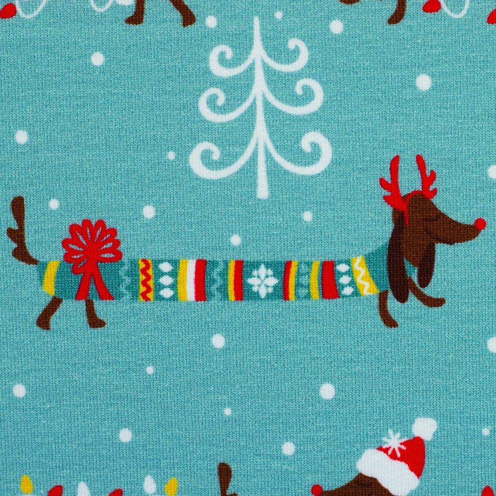 
                  
                    Load image into Gallery viewer, French Terry Christmas Dachshunds
                  
                