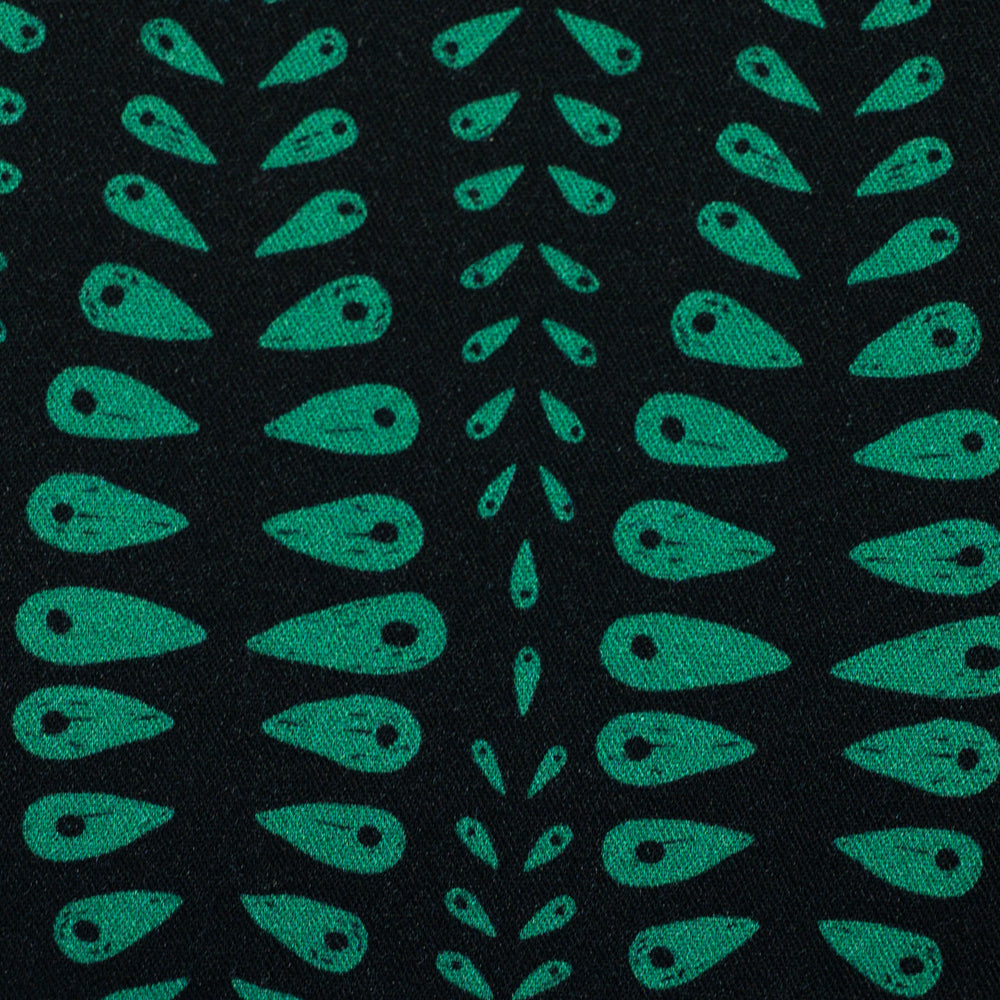 
                  
                    Load image into Gallery viewer, Woven Viscose Trigo Black/Green
                  
                
