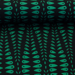 
                  
                    Load image into Gallery viewer, Woven Viscose Trigo Black/Green
                  
                