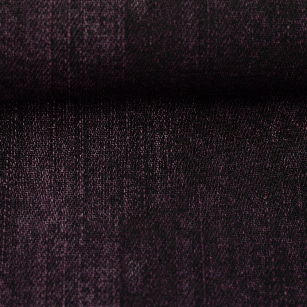 
                  
                    Load image into Gallery viewer, French Terry Denim Aubergine
                  
                