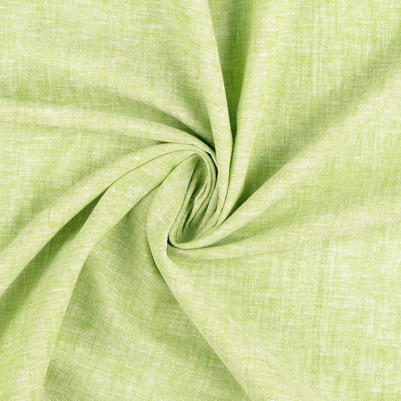 Linen/Cotton Green Melange