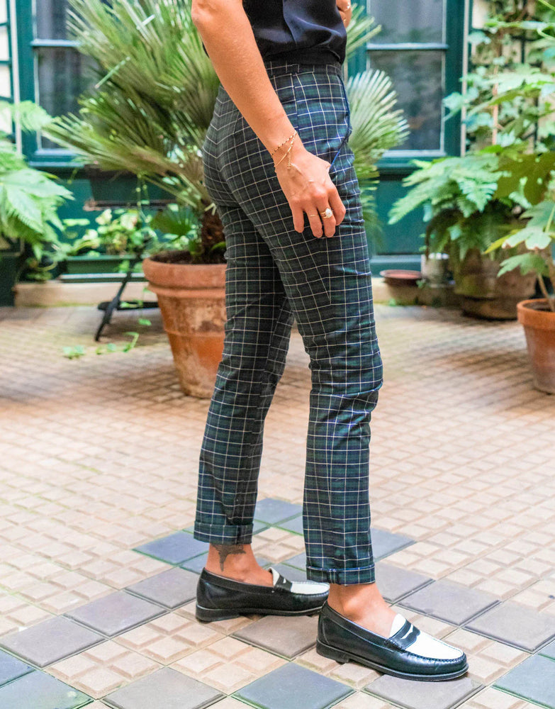 
                  
                    Load image into Gallery viewer, Pattern Cigarette Trousers LOULOU
                  
                