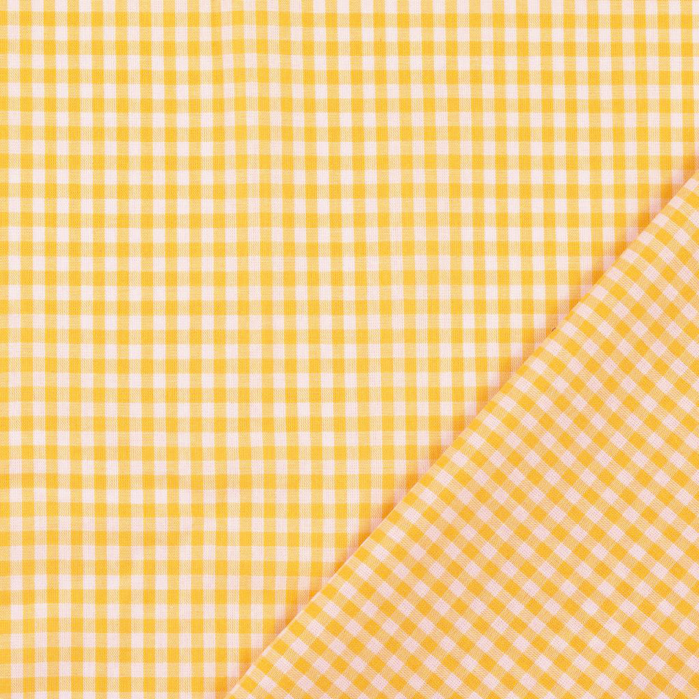 
                  
                    Load image into Gallery viewer, Gingham Cotton White/Yellow
                  
                