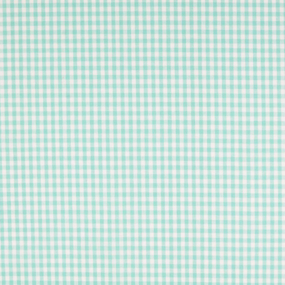 
                  
                    Load image into Gallery viewer, Gingham Cotton White/Mint Green
                  
                