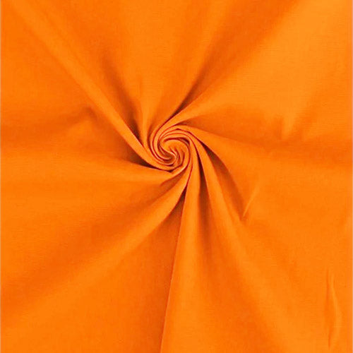 Cotton Poplin Orange