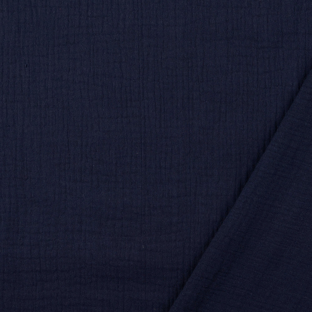 
                  
                    Load image into Gallery viewer, Double Gauze Navy Blue
                  
                