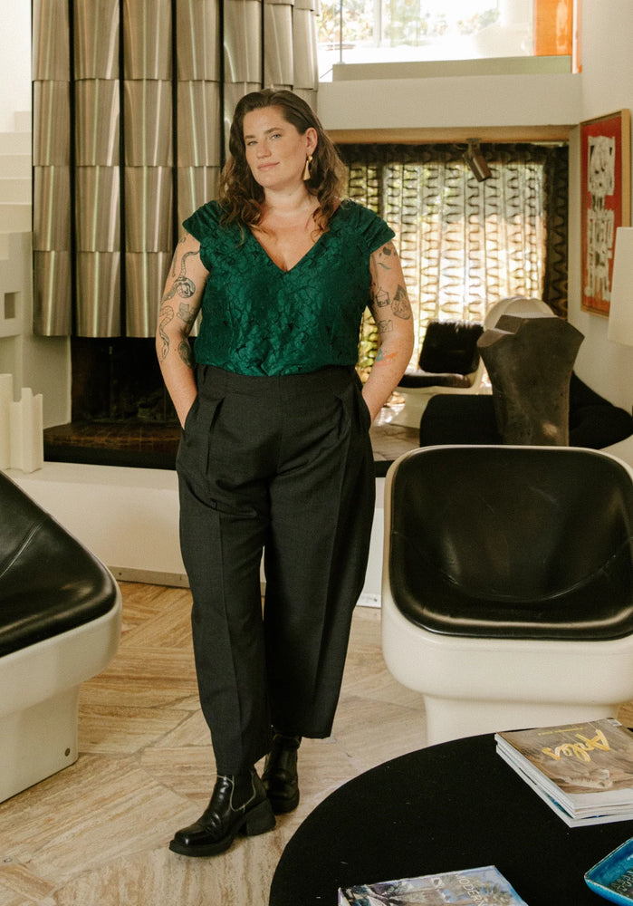 
                  
                    Load image into Gallery viewer, Pattern Trousers ANDREA
                  
                
