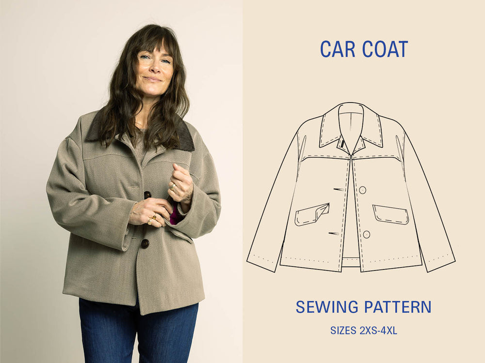 
                  
                    Load image into Gallery viewer, Pattern CAR Coat
                  
                