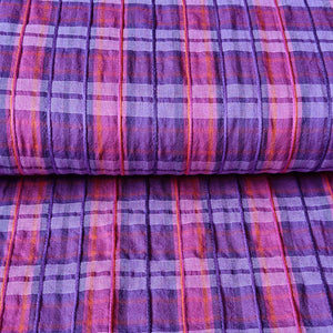 
                  
                    Load image into Gallery viewer, Seersucker Check Purple
                  
                