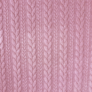 
                  
                    Load image into Gallery viewer, Cable Knit Jersey Dusky Pink
                  
                
