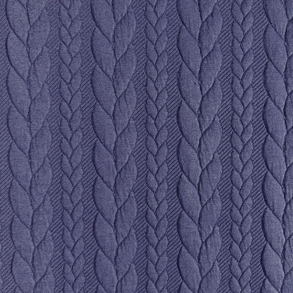 
                  
                    Load image into Gallery viewer, Cable Knit Jersey Blue
                  
                