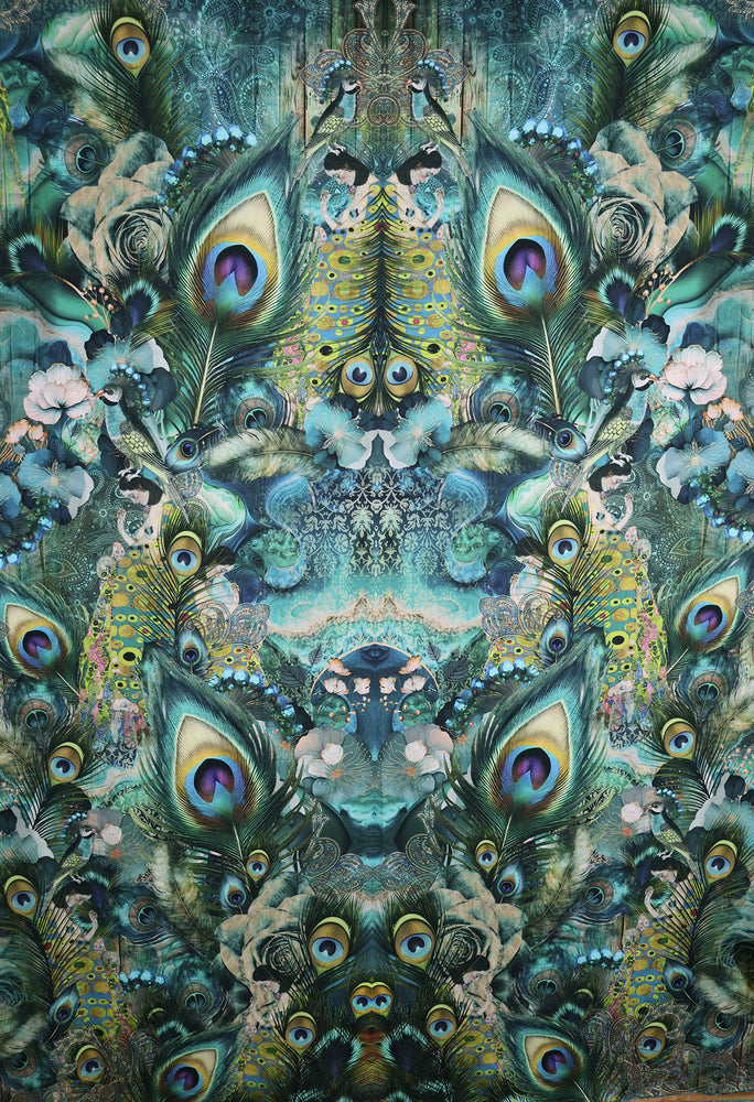 
                  
                    Load image into Gallery viewer, Jersey Panel Peacock Baroque
                  
                