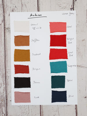 
                  
                    Load image into Gallery viewer, Viscose Jersey Sample Card Autumn
                  
                