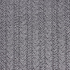 
                  
                    Load image into Gallery viewer, Cable Knit Jersey Grey
                  
                