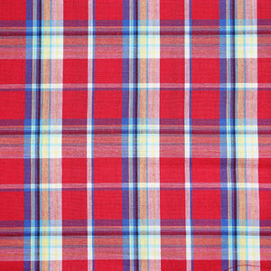 
                  
                    Load image into Gallery viewer, Woven Cotton Check Red
                  
                