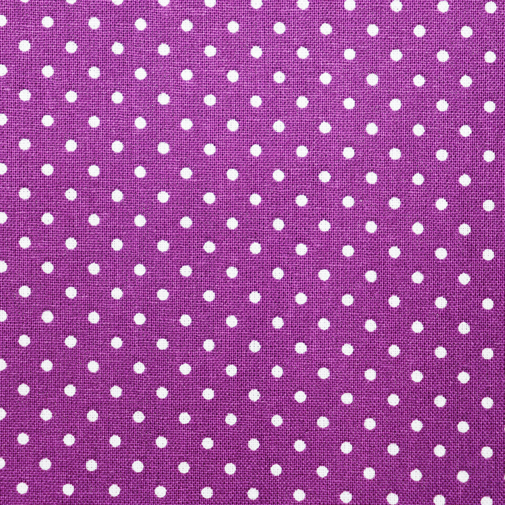 Cotton Poplin Dots Purple