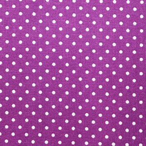 
                  
                    Load image into Gallery viewer, Cotton Poplin Dots Purple
                  
                
