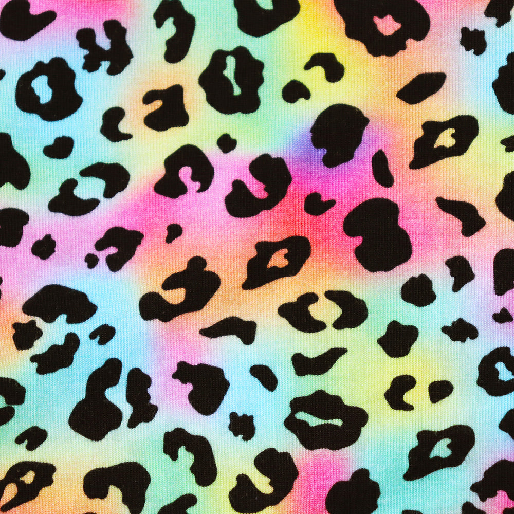 
                  
                    Load image into Gallery viewer, Jersey Leopard Print Rainbow
                  
                