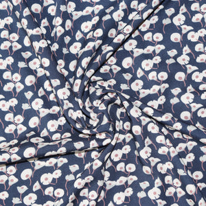 
                  
                    Load image into Gallery viewer, Woven Viscose Small Flowers Blue
                  
                