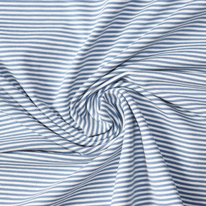 
                  
                    Load image into Gallery viewer, Jersey Fine Stripes Denim Blue
                  
                