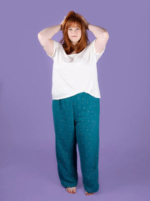 
                  
                    Load image into Gallery viewer, Pattern Pyjama Bottoms And Shorts JAIMIE
                  
                