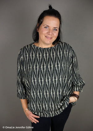 
                  
                    Load image into Gallery viewer, Woven Viscose Trigo Black/Off White
                  
                