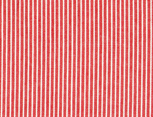 Oshkosh Denim Stripes Red 28x150cm