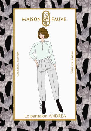 
                  
                    Load image into Gallery viewer, Pattern Trousers ANDREA
                  
                