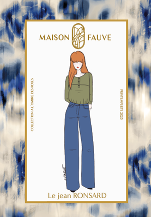 
                  
                    Load image into Gallery viewer, Pattern Jeans RONSARD
                  
                