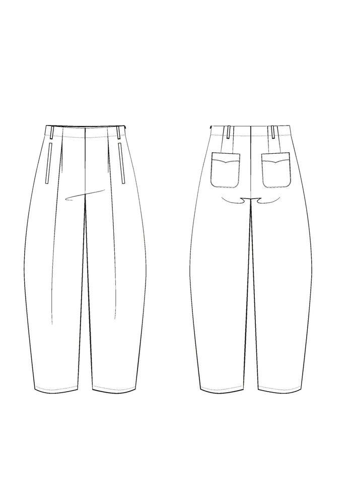 
                  
                    Load image into Gallery viewer, Pattern Trousers ANDREA
                  
                